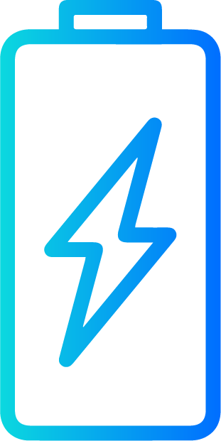 li-ion-big-battery-hero Computer monitor icon representing advanced flat display manufacturing and LCD/OLED production cleanroom solutions